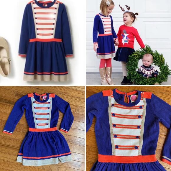 Mini Boden $88 Nutcracker Dress size 2-3 yrs EUC - Picture 1 of 14